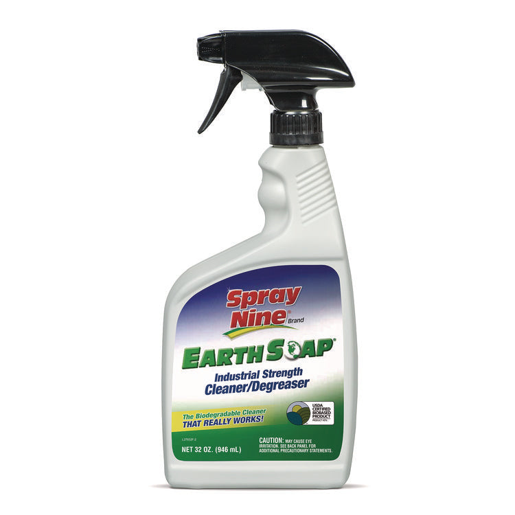 Earth Soap Concentrated Cleaner/Degreaser, 1 gal Bottle, 4/Carton