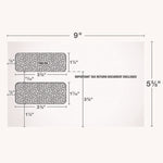 1099 Double Window Envelope, Commercial Flap, Gummed Closure, 5.63 x 9, White, 24/Pack