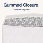 1099 Double Window Envelope, Commercial Flap, Gummed Closure, 5.63 x 9, White, 24/Pack