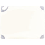 Saf-T-Grip Cutting Board, Plastic, 24 x 18 x 0.5, White