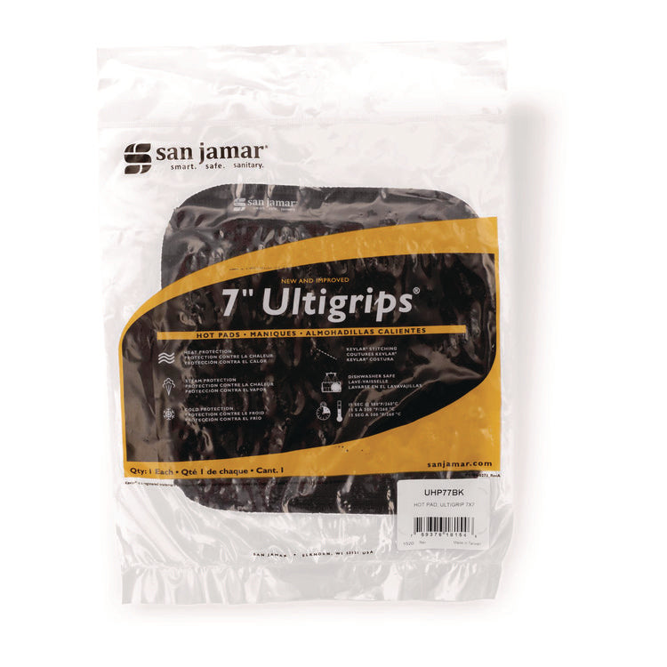 Ultigrip Hot Pad, 11.5", Neoprene, Black