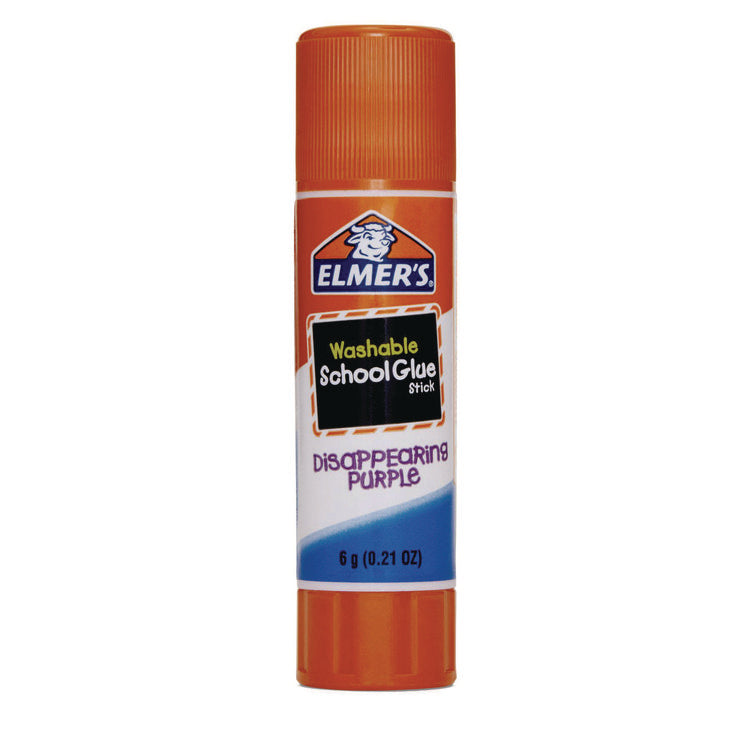 DISAPPEARING PURPLE SCHOOL GLUE STICK, 0.21 OZ, DRIES CLEAR, 8/PACK