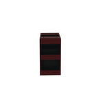 Alera Valencia Series Full Pedestal File, Left/right, 3-Drawers: Box/box/file, Legal/letter, Mahogany, 15.63" X 20.5" X 28.5"