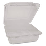SmartLock PET Hinged Lid Bakery Container, 8.75 x 8.25 x 3.63, Clear, Plastic, 200/Carton