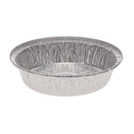 Aluminum Take-Out Container, 24 oz, 7" Diameter x 1.53" h, Silver, 250/Carton