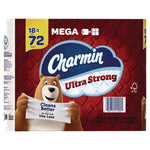 Ultra Strong Bathroom Tissue, Septic Safe, 2-Ply, White, 220 Sheet/Roll, 18/Pack