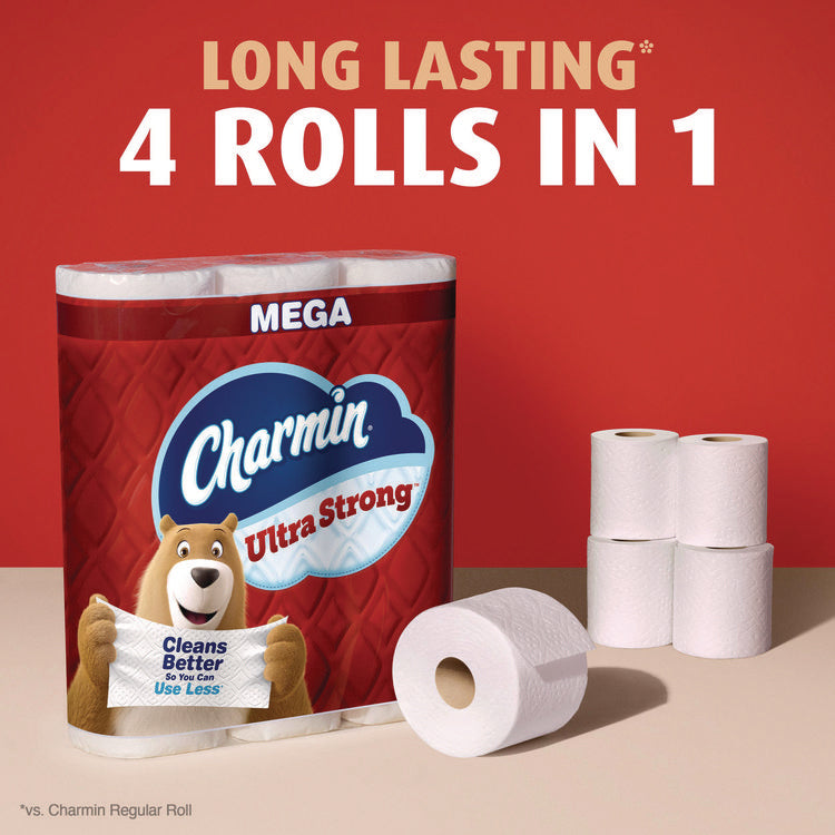 Ultra Strong Bathroom Tissue, Septic Safe, 2-Ply, White, 220 Sheet/Roll, 18/Pack