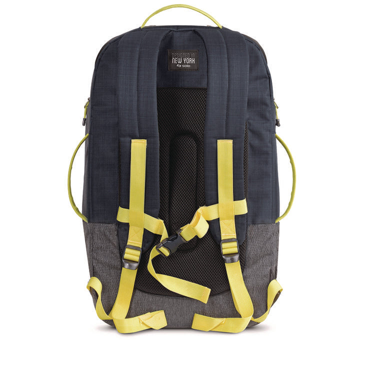Everyday Max Recycled Backpack, Fits Device Up to 17.3", 13 x 8 x 21, Navy Blue/Gray