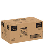 Compostable Paper Dinnerware, ProPlanet Seal, Plates, 8.5" dia, White, 500/Carton