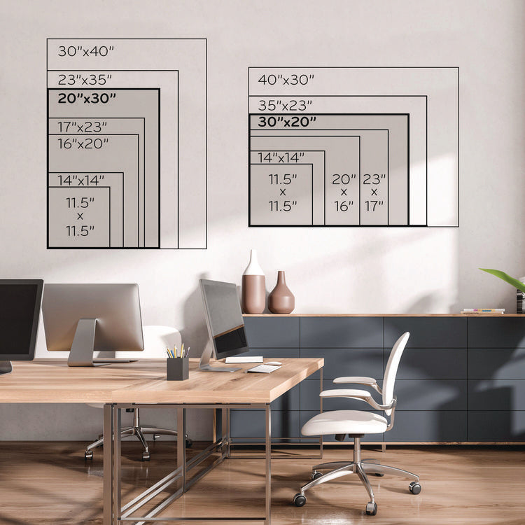Linen Bulletin Board with Decor Frame, 30" x 20", Tan Surface, White Wood Frame