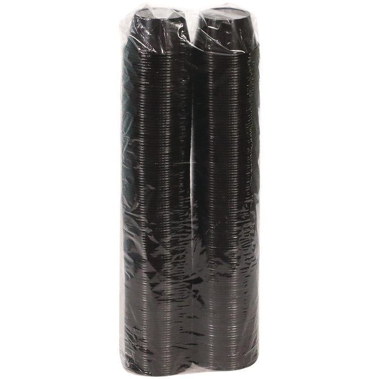 Plastic Portion Cup, 3.25 oz, Black, 3,000/Carton