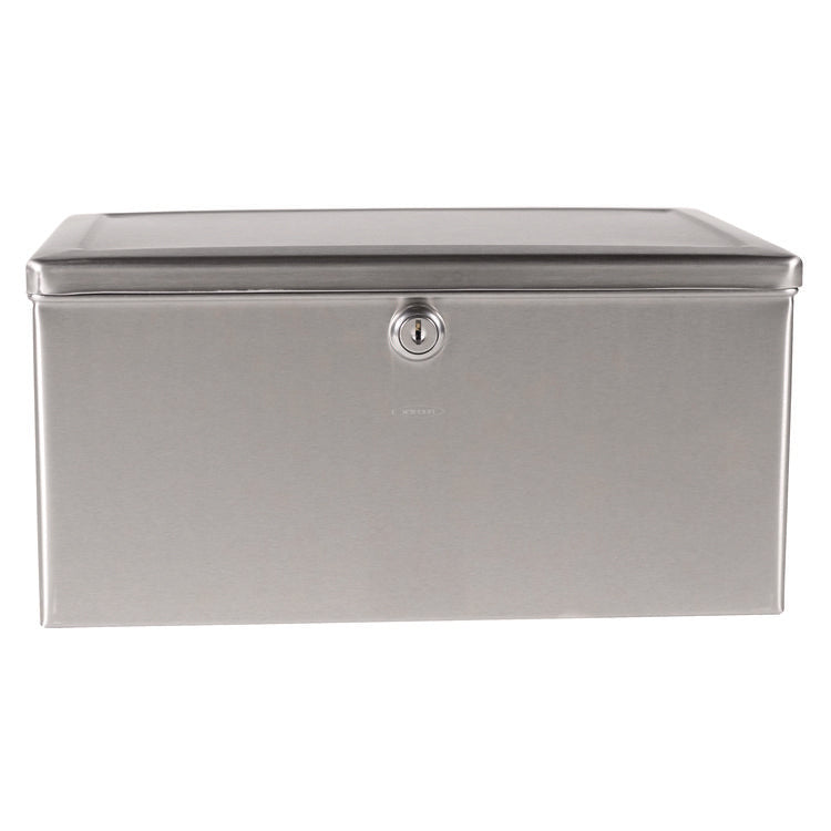 Surface-Mounted Paper Towel Dispenser, 12.13 x 6.13 x 7.25, Satin Finish Stainless Steel