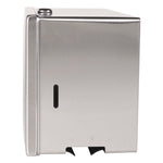 Surface-Mounted Paper Towel Dispenser, 12.13 x 6.13 x 7.25, Satin Finish Stainless Steel