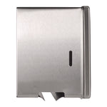 Surface-Mounted Paper Towel Dispenser, 12.13 x 6.13 x 7.25, Satin Finish Stainless Steel