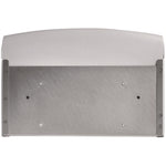 ConturaSeries Surface-Mounted Napkin/Tampon Vendor, Stainless Steel, 12 x 8 x 26, Silver