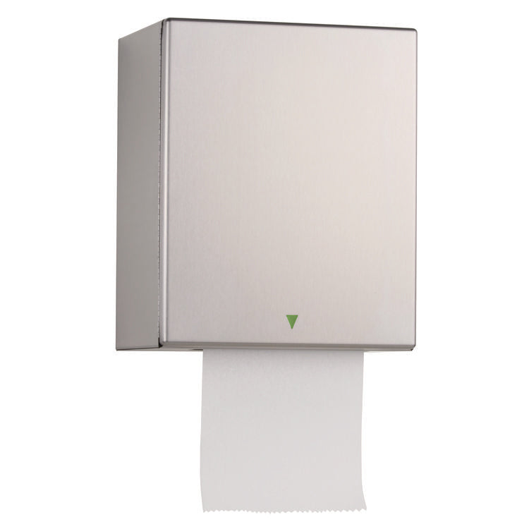 ClassicSeries Surface-Mounted Automatic Roll Paper Towel Dispenser, 12.63 x 9.06 x 15.5, Satin Finish Stainless Steel