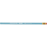 Col-Erase Pencil with Eraser, 0.7 mm, 2B, Non-Photo Blue Lead, Non-Photo Blue Barrel, Dozen