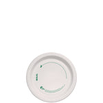 Compostable Paper Dinnerware, ProPlanet, Plate, 6" dia, White, 125/Pack