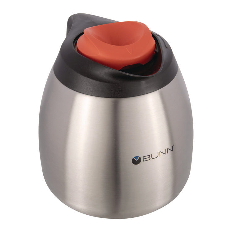 1.9 Liter Thermal Carafe, Stainless Steel/Black/Orange (Decaf)