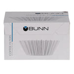 Coffee Filters, 8 To 12 Cup Size, Flat Bottom, 100/pack