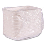 WorldView Vanguard Rectangular Container, 12 oz, 7 x 4.75 x 1, Sugarcane Fiber, White, 400/Carton