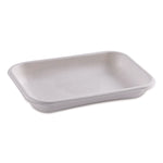 WorldView Vanguard Rectangular Container, 12 oz, 7 x 4.75 x 1, Sugarcane Fiber, White, 400/Carton