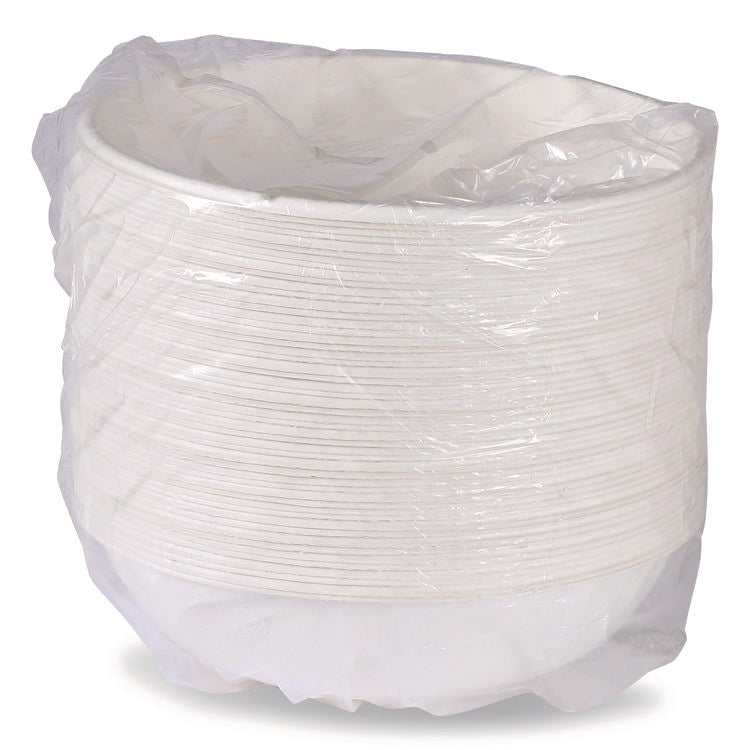 Vanguard Renewable and Compostable Sugarcane Bowls, Bowl, 32 oz, White, 400/Carton