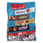 Minis Variety Pack, Chocolate, 49.44 oz Bag, 180 Pieces