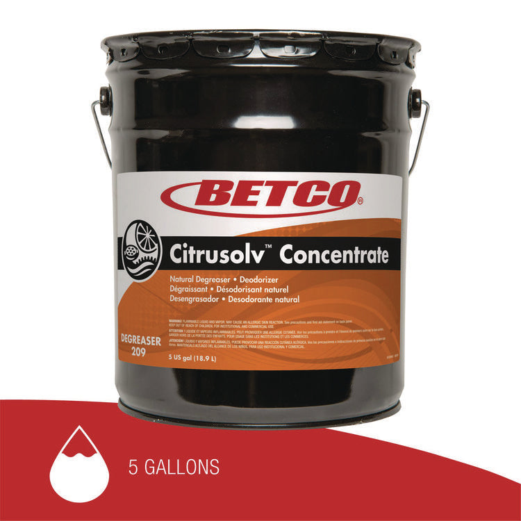 Citrusolv Concentrate Natural Degreaser, 5 gal Pail