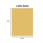 Deluxe Colored Paper, 20 lb Bond Weight, 8.5 x 11, Goldenrod, 500 Sheets/Ream, 10 Reams/Carton