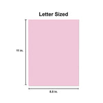 Deluxe Colored Paper, 20 lb Bond Weight, 8.5 x 11, Pink, 500 Sheets/Ream, 10 Reams/Carton