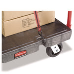 Heavy-Duty Platform Truck Cart, 2,000 Lb Capacity, 24 X 48 Platform, Black