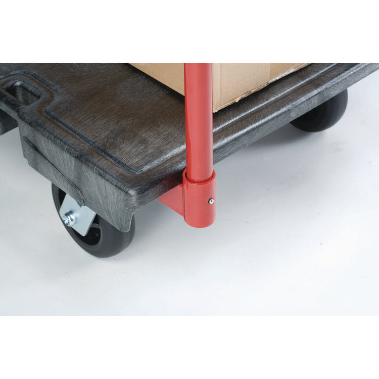 Heavy-Duty Platform Truck Cart, 2,000 Lb Capacity, 24 X 48 Platform, Black
