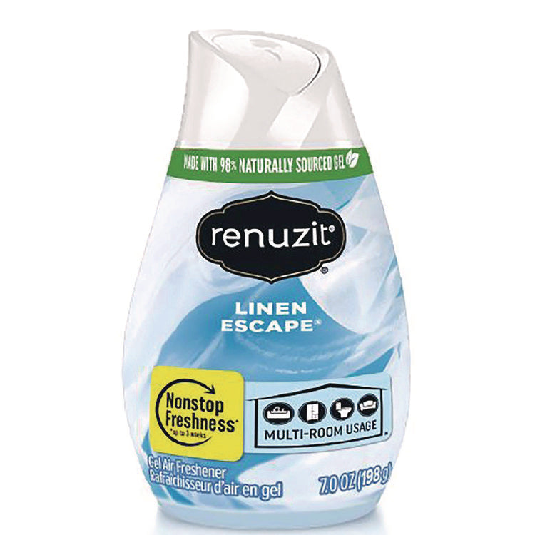 Adjustables Air Fresheners, Linen Escape, 7 oz Cone, 12/Carton