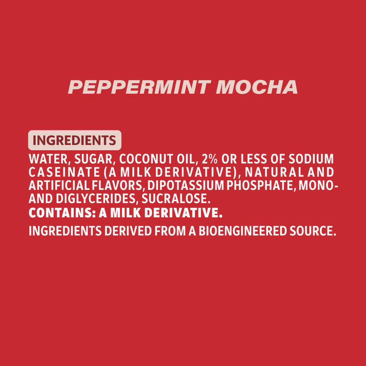 Liquid Coffee Creamer, Peppermint Mocha/Pumpkin Spice, 0.38 oz Mini Cups, 50/Pack, 4 Packs/Carton