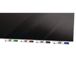 Aria Low-Profile Frameless Magnetic Glassboard, 48" x 36", Black Surface