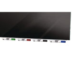 Aria Low-Profile Frameless Magnetic Glassboard, 60" x 36", Black Surface