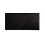 Aria Low-Profile Frameless Magnetic Glassboard, 72" x 48", Black Surface