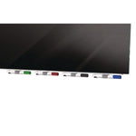 Aria Low-Profile Frameless Magnetic Glassboard, 120" x 48", Black Surface