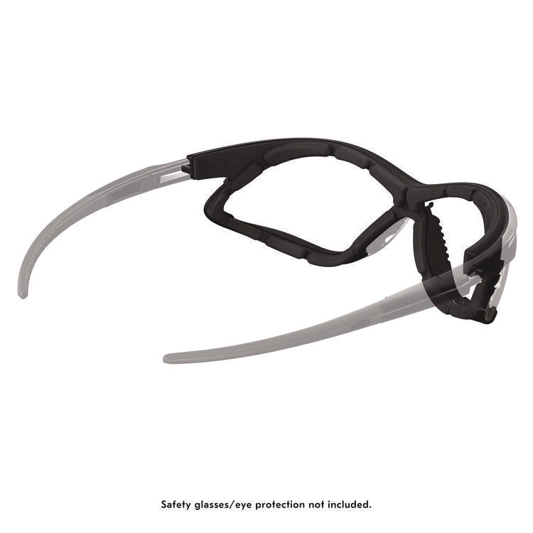 Nemesis Foam Gasket Attachable Eyewear Accessory, Black, 24/Carton