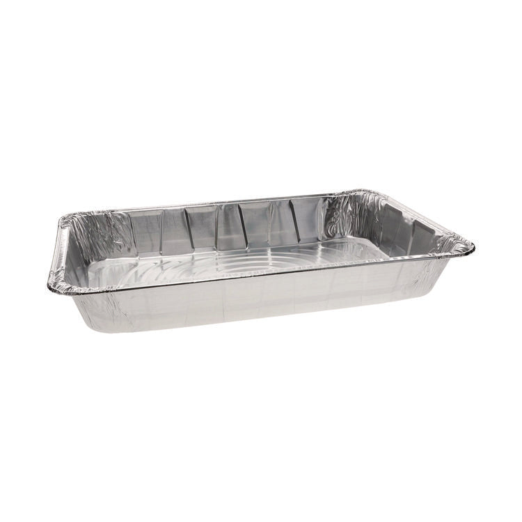 Aluminum Steam Table Pan, Heavy Duty Deep Full-Size, 3.37" Deep, 19.6 x 11.6, 40/Carton