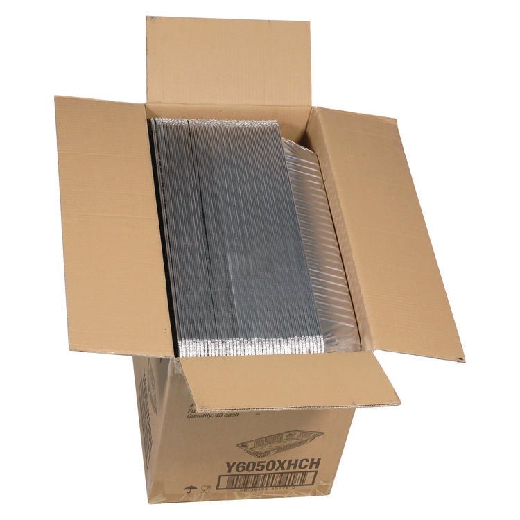 Aluminum Steam Table Pan, Heavy Duty Deep Full-Size, 3.37" Deep, 19.6 x 11.6, 40/Carton