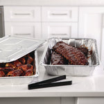 Aluminum Steam Table Pan, Heavy Duty Deep Full-Size, 3.37" Deep, 19.6 x 11.6, 40/Carton