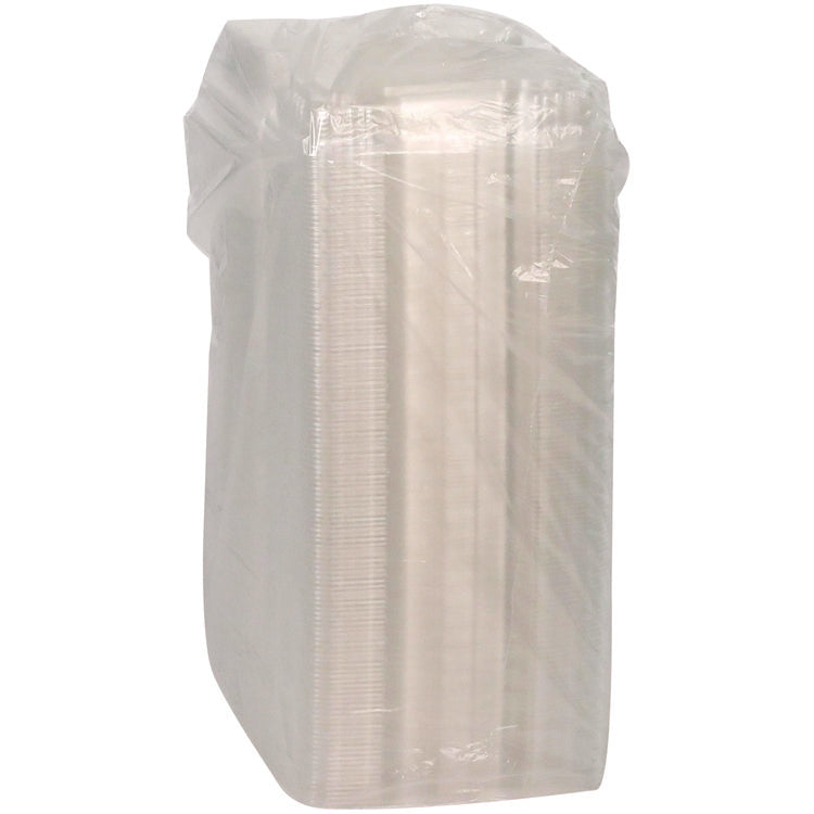 Hinged Lid Hot Dog Container, 6.5 x 2.25 x 2.75, Clear, Plastic, 250/Carton