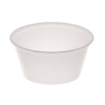 Plastic Portion Cup, 3.25 oz, Translucent, 3,000/Carton