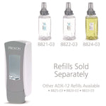 ADX-12 Dispenser, 1,250 mL, 4.64 x 3.94 x 11.89, Gray/White, 6/Carton