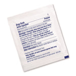 Sanitizing Hand Wipes, Individually Wrapped, 1-Ply, 4.5 x 6.5, Lemon, White, 1,800/Carton