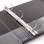 Economy Non-View Binder With Round Rings, 3 Rings, 0.5" Capacity, 11 X 8.5, Black, (3201)