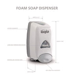 Fmx-12 Soap Dispenser, 1,250 Ml, 6.12 X 5.13 X 10.5, Gray/white