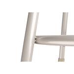 6200 Series Height Adjustable Heavy Duty Steel Stool With Backrest, 32" to 39" Seat Height, Brown Seat, Gray Back/Base